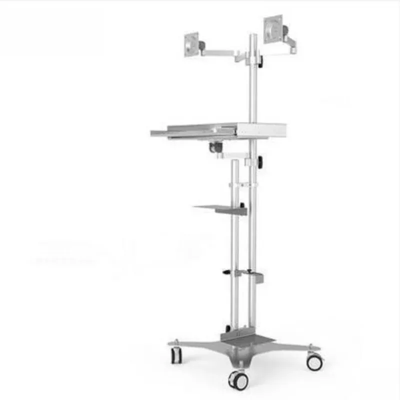 

Stand-up, Workbench Dual Screen Mo-nitor, Laptop Mobile Cart Stand