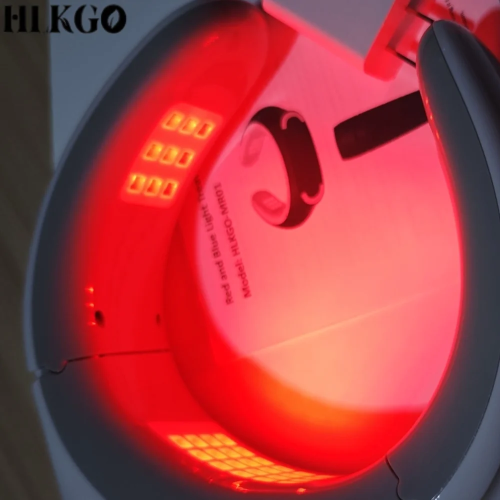 

Умный многофункциональный терапевтический прибор, беспроводной, с красным/синим светом и настраиваемым нагревом для эффективного снятия боли и дискомфорта в шее/плечах