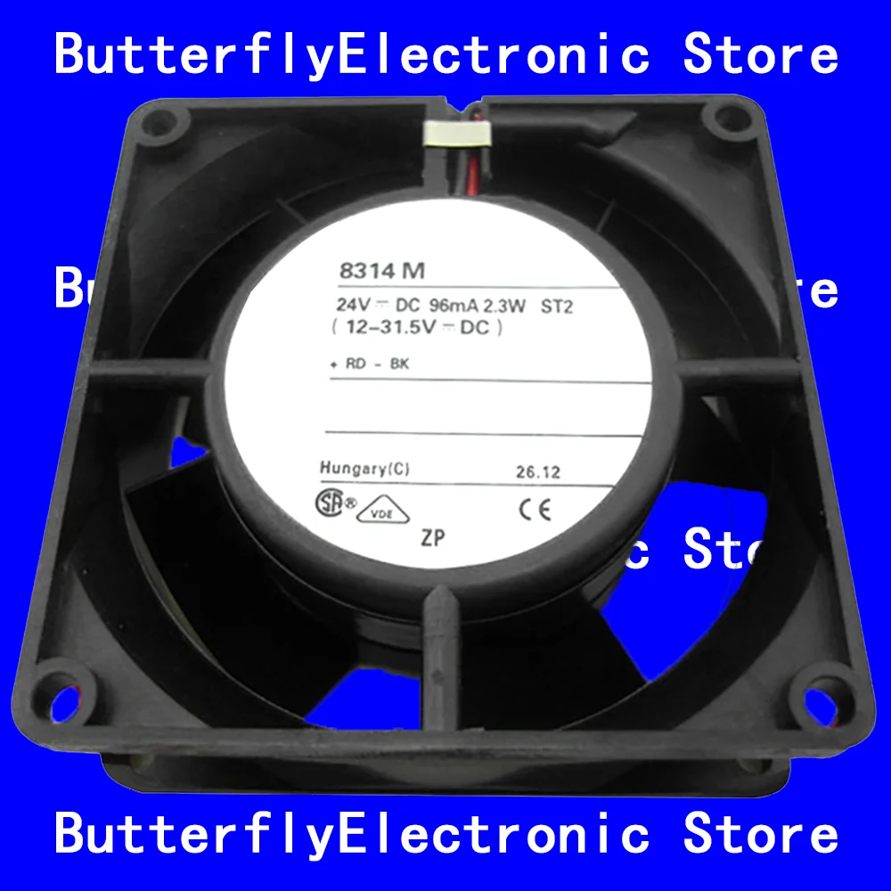 

NEW ORIGINAL 8314M 8314 M 24VDC 2.3W COOLING FAN 8032 80 x 80 x 32 mm