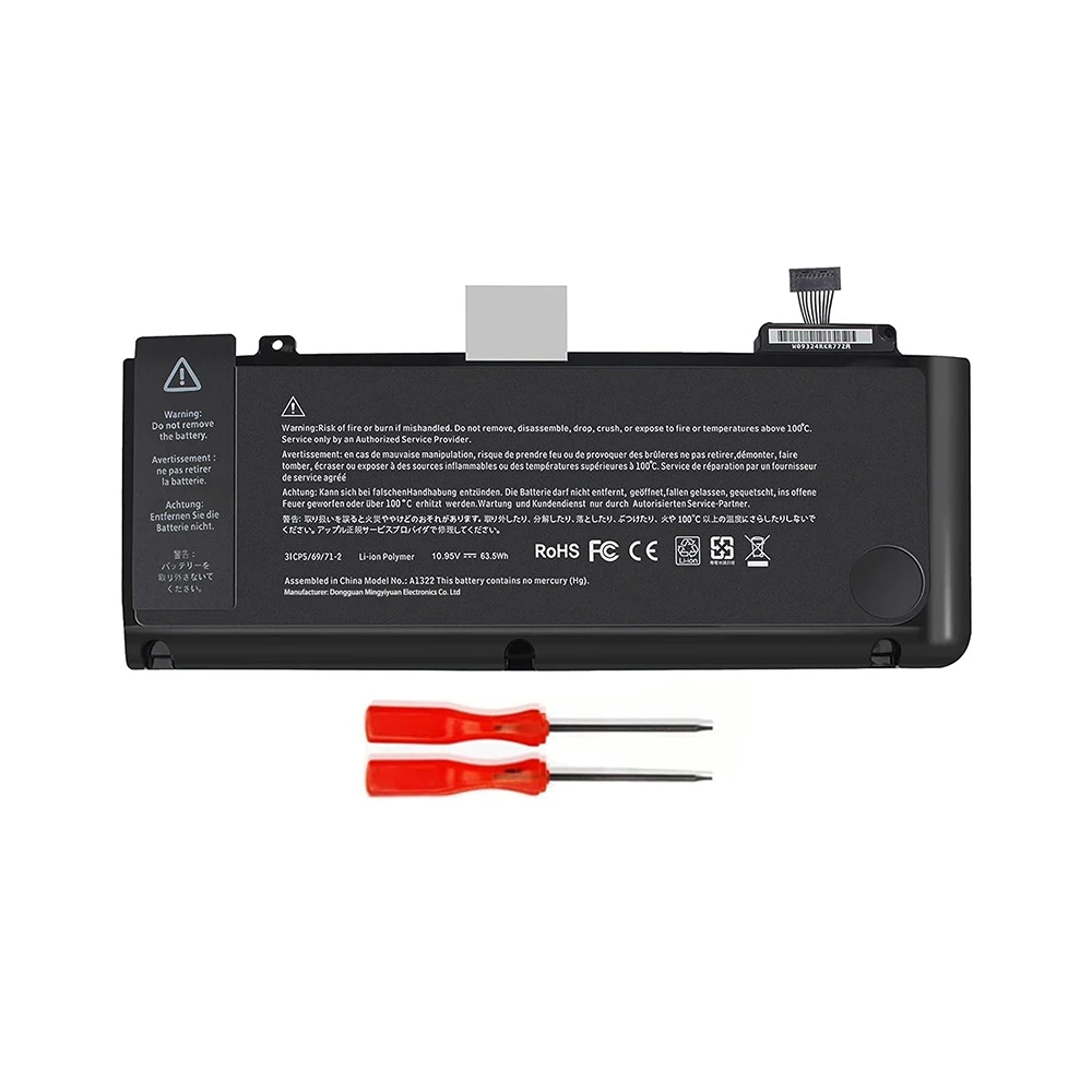 Battery A1278 A1322 for Apple MacBook Pro 13"" [Mid 2012 2010 2009 Early 2011 Late 2011] - High Performance