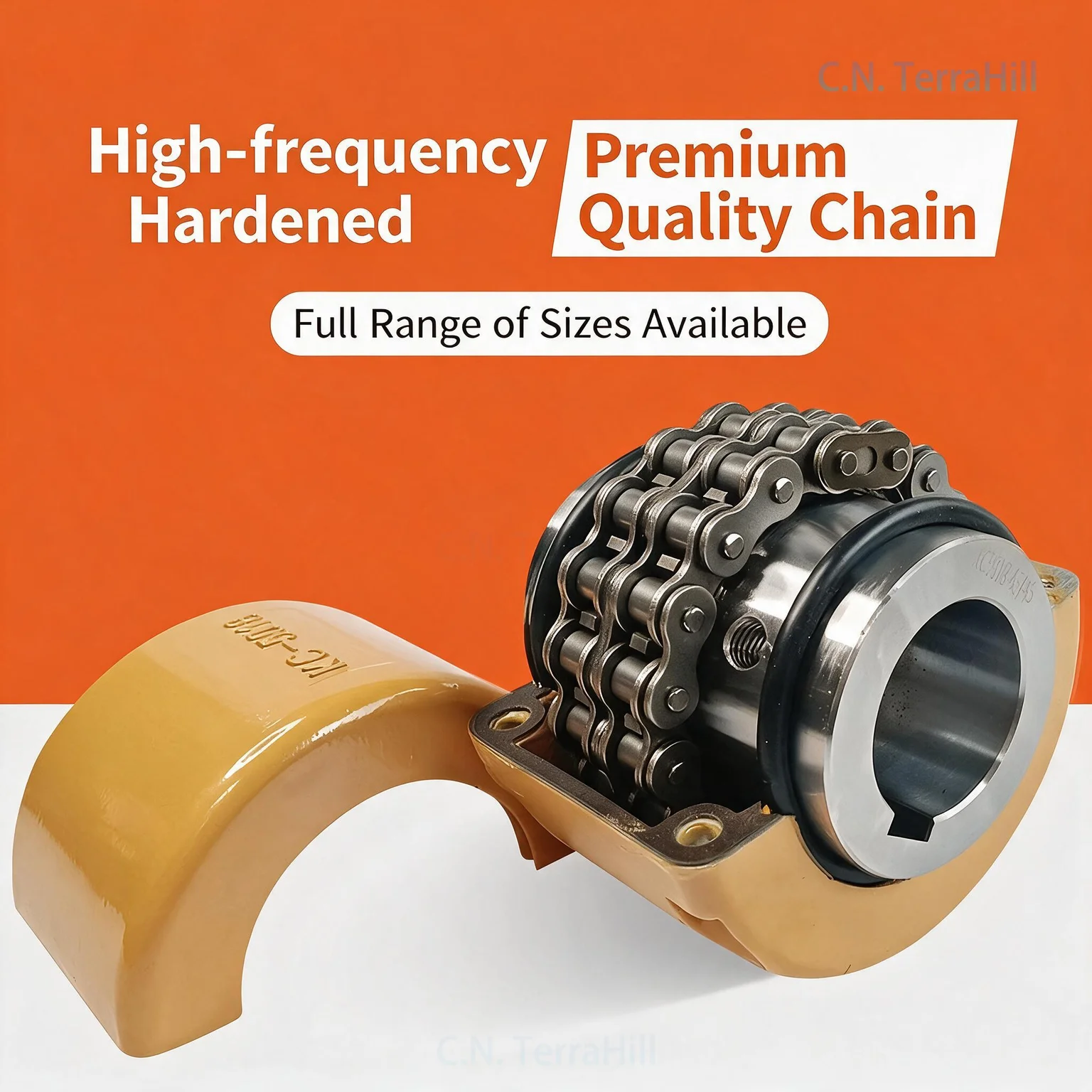 Roller Chain Coupling with Guard KC Series Sprocket Coupling GL12345678910 KC5018 Shaft Connector 6