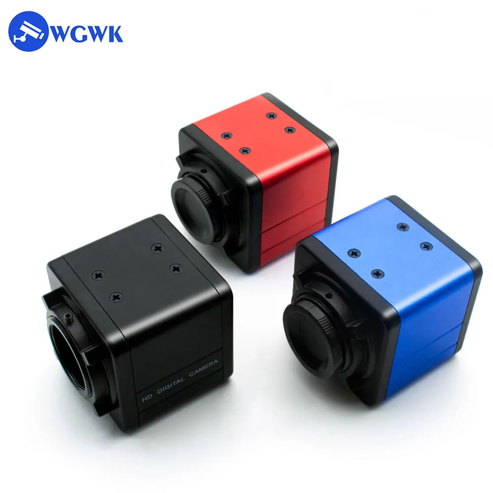 Wgwk casing kamera Minicar logam tempat Kamera Cctv cocok untuk 38x38mm Ahd/Ccd/Cmos/Ip/Usb Chipset modul kamera babi hutan