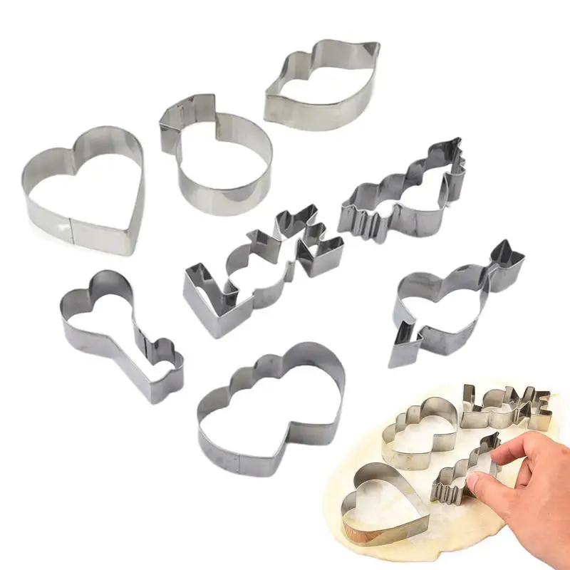 

DIY любовь сердце нержавеющая сталь формочка для печенья форма для печенья помадка кондитерские изделия украшения торта инструменты для выпечки кухонные формы для выпечки