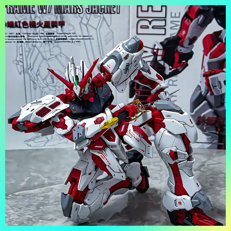 DABAN 8807 MG 1/100 Mars Red Astray Reprint MBF-P02 Model Kit Assembly Movable Robot Plastic Model Custom Toy Collection Gift