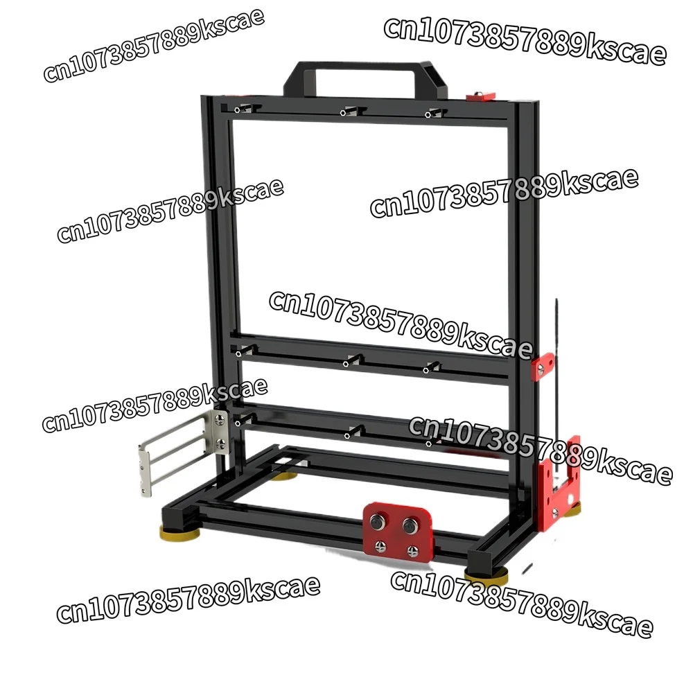 Open Air Computer Case Frame, ITX ATX Motherboard Stand with Water Cooling Support, Vertical Gaming PC Test Bench