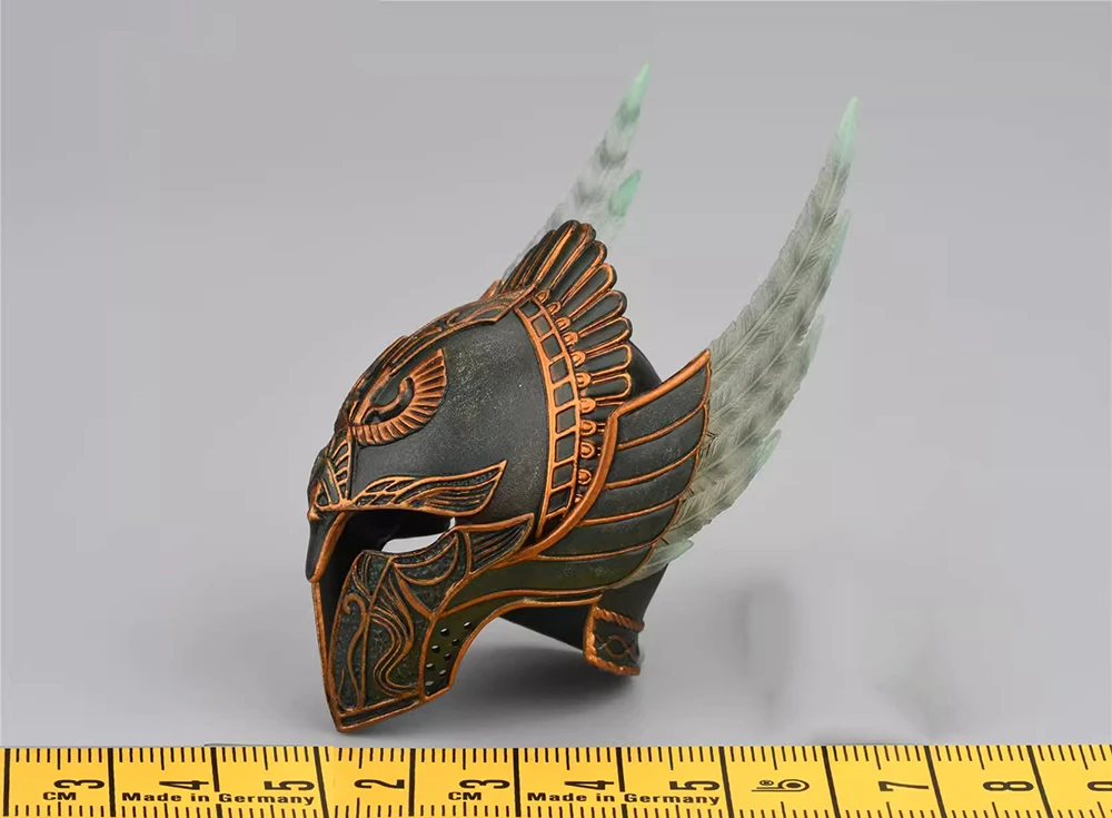 1/6 TBLeague PL2022-192B Night Warrior Vrouwen Blauwe Versie Mini Helm met Veer Speelgoed Model Voor 12 "Action Figure verzamelen