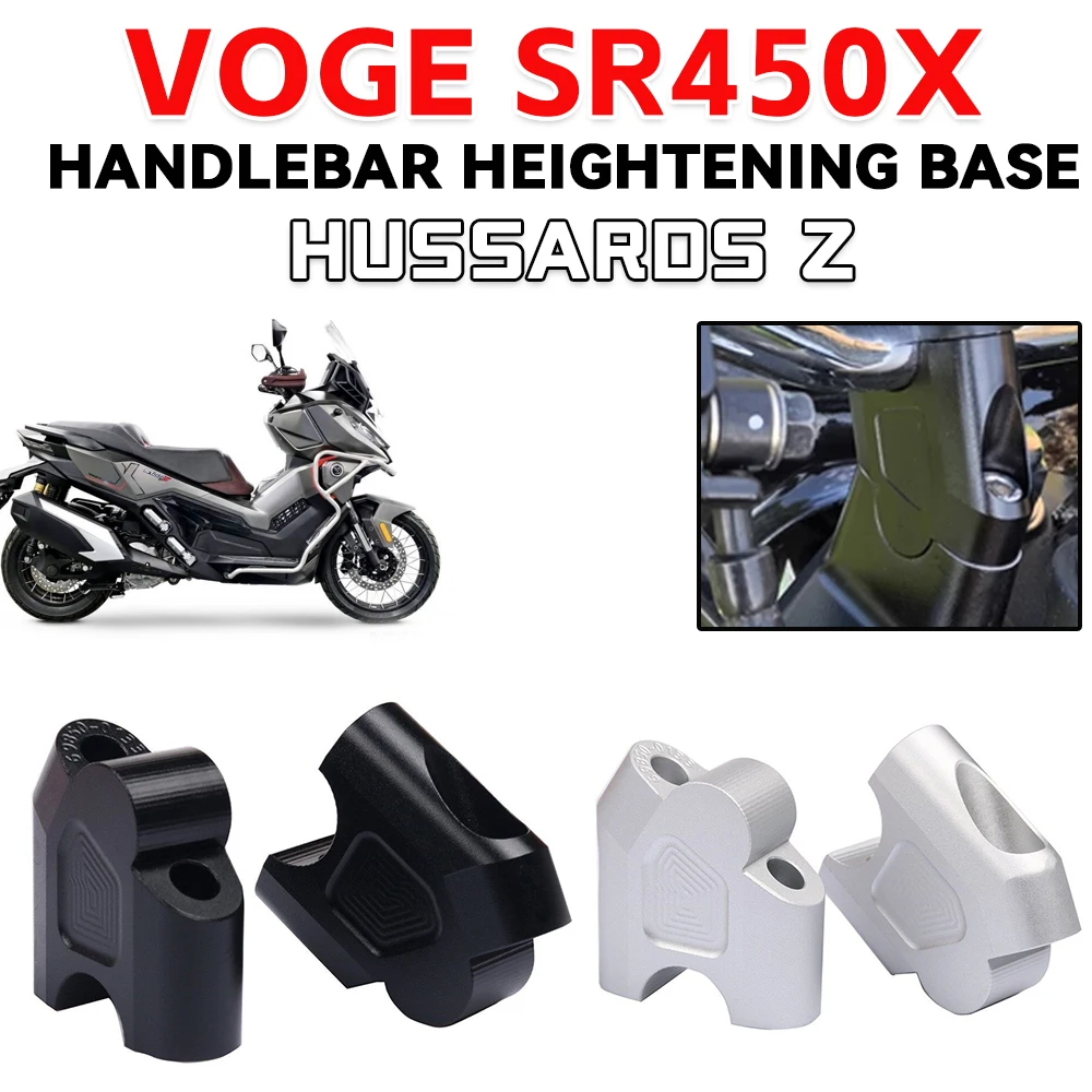 

Advebture Scooter Motorcycle Handlebar Riser Heightening Clamp Accessories For VOGE SR450X SR 450X Voge SR 450 X 2026