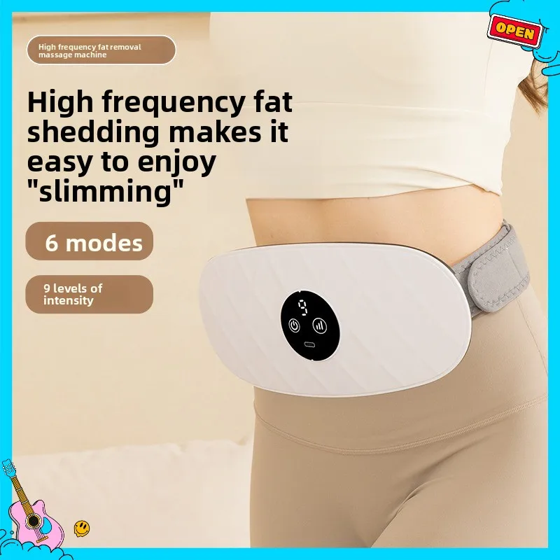 HOT SALE New Belly Shaking Fat Throwing Machine Lazy Vibration Electric Massager Fitness Instrument Charging High Frequency