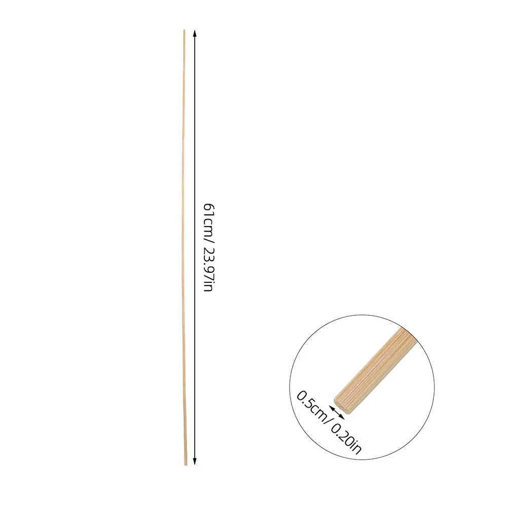 20 pçs bambu kite fazendo varas pré-cortadas leve flexível artesanato hastes projetos diy kite quadro acessórios ao ar livre