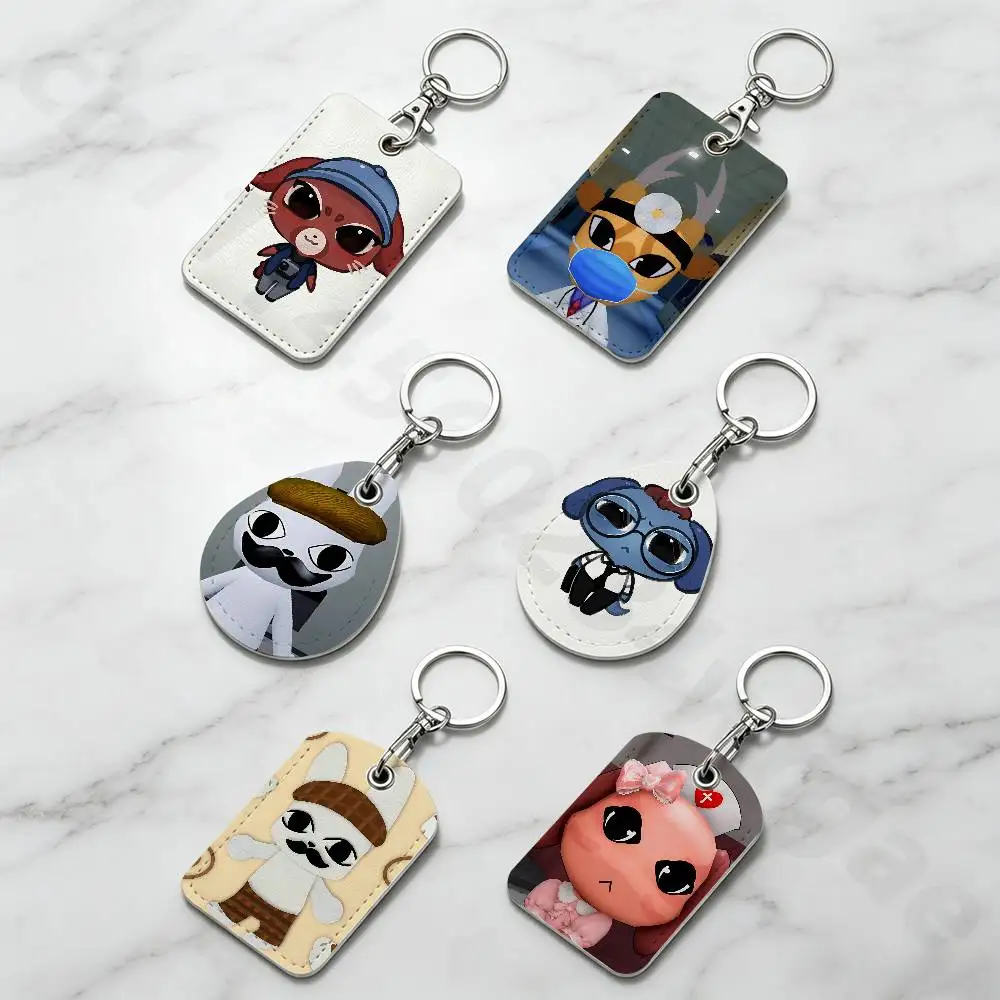 A-Animal Hospital Keychain Card Holder, Badge Credit Card Holder, Student ID Card Holder