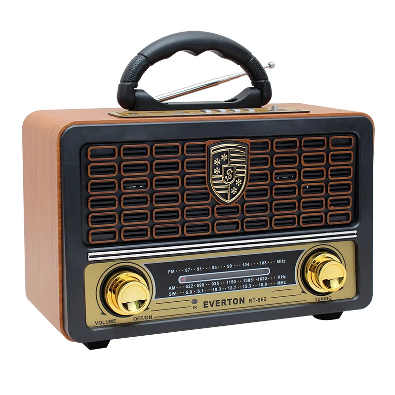 EVERTON RT-862BT USB/SD/FM/BLUETOOTH SUPPORTED OPERATED NOSTALGIC RADIO