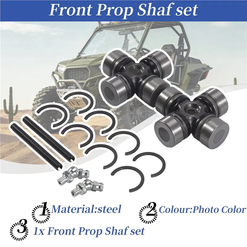 Front Prop Shaft U-Joint 2SET For Polaris RZR Ranger Sportsman General 1000 900 800 700 570 500 2202015 2203703-A91R view 4