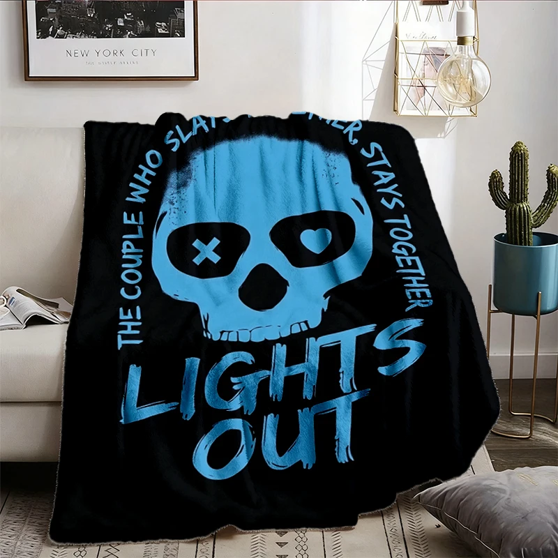 Navessa Allen Series Flannel Blanket, Lights Out, Caught Up, Game on, Romance Smut Bookish Flannel Throw, Spicy Books