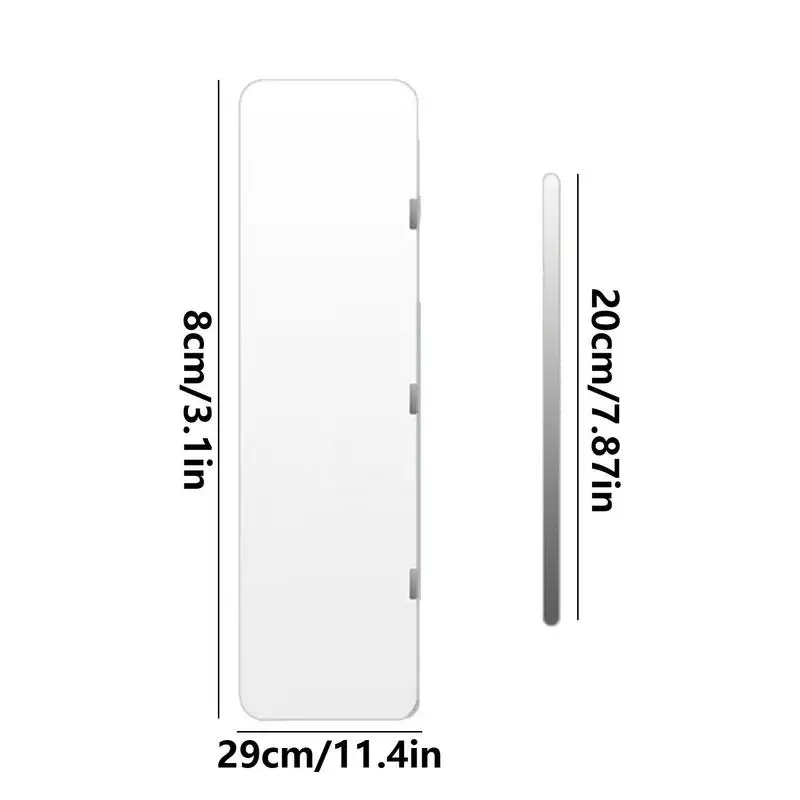 1PC Dry Erase Magnetic Message Board For Computer Monitors Side Panel Monitor Memo Board Writing Record Message Board Remind