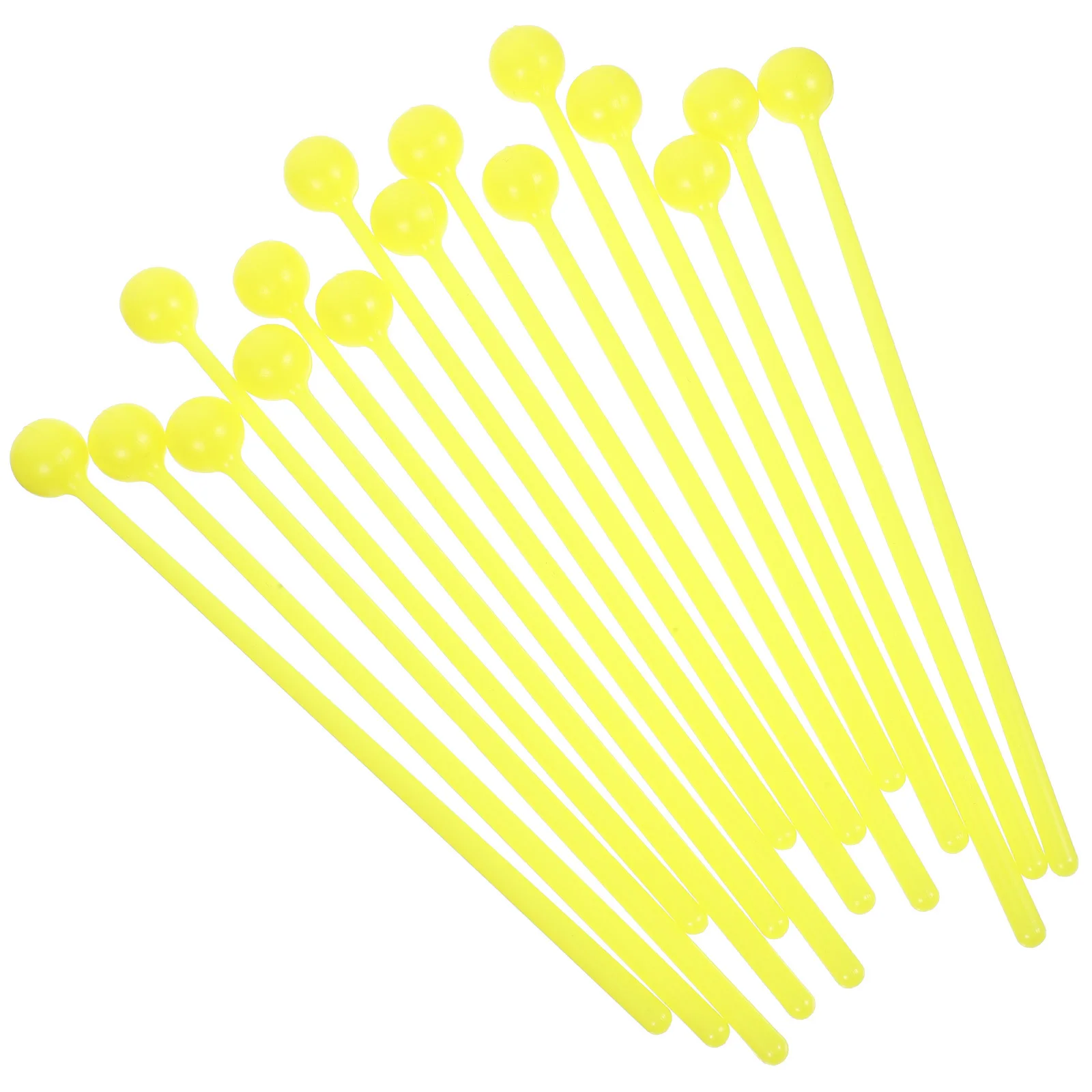 

16Pcs Kids Drum Stick Durable Lightweight Easy Hold Specially Designed for Kids Cultivate Hands-on Ability Great Gift Yellow