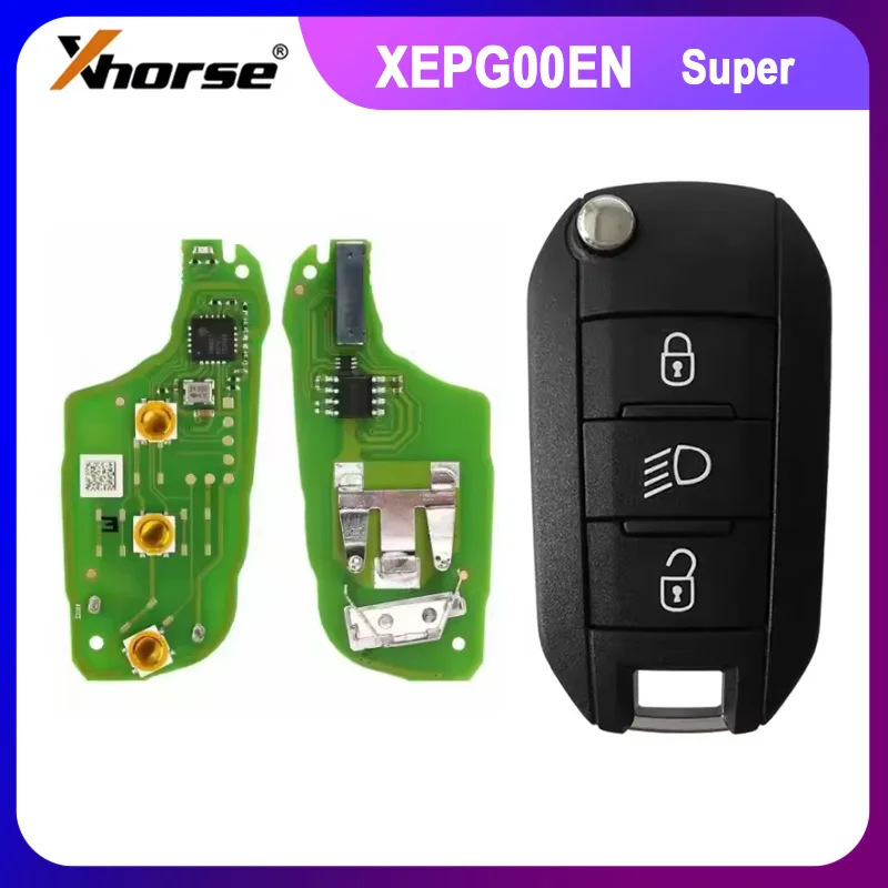 XHORSE XEPG00EN Super Remotes with XT27B Super Chip Special PCB with Smart Key Shell English Version for VVDI 1pcs