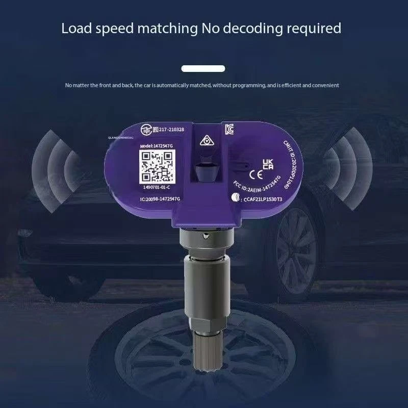

4pcs Model Y tire pressure monitor automatically matches Model 3/Y/X/S Tesla tire pressure sensor