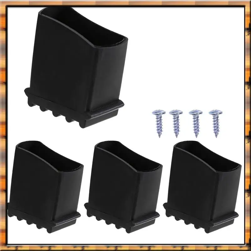 2025 Trend4 Pcs Household Ladder Foot Cover Rubber Ladder Feet Chairs Telescoping Extension Pads For Step Ladders