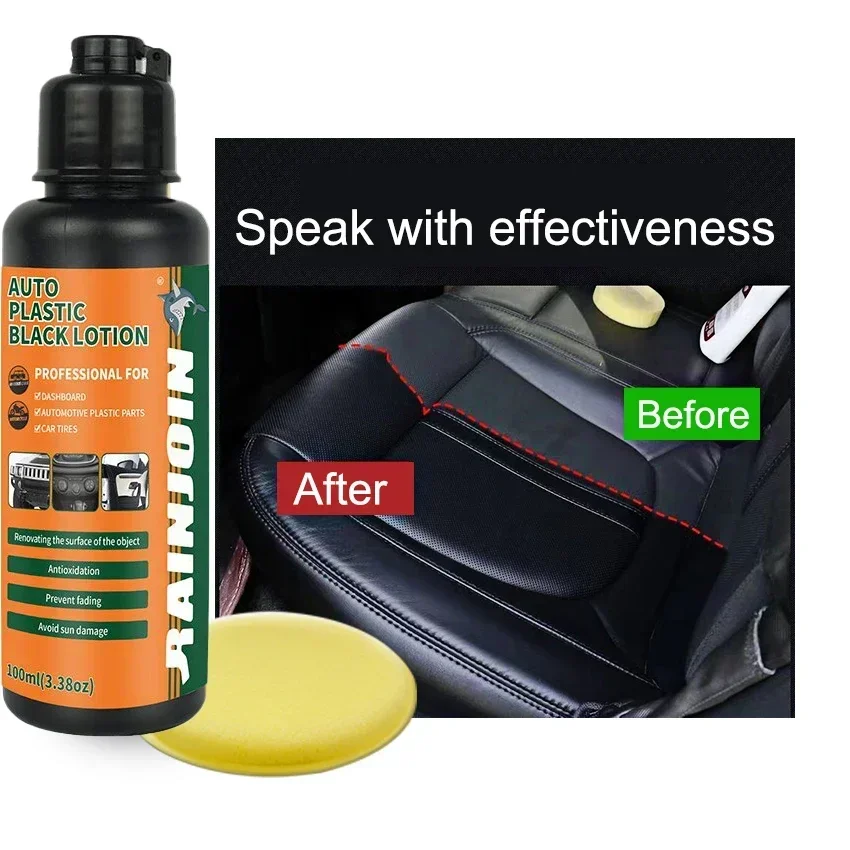 Car Plastic Repair Agent - Car Interior and Panel Updated Wax Coating Agent, Advanced Car Care Polish