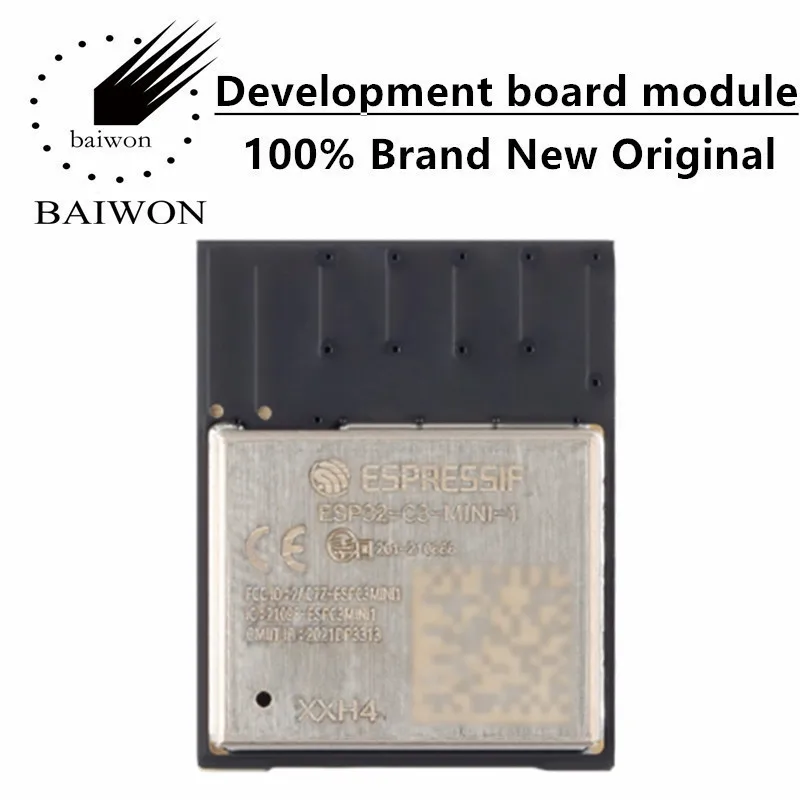 

Оригинальный модуль ESP32-C3-MINI-1-H4 2.4GHz WiFi+Bluetooth BLE5.0 для беспроводной связи