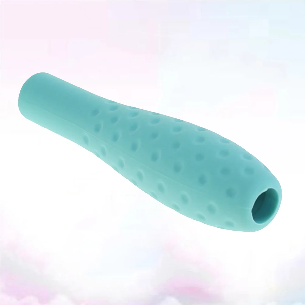 

Силиконовый защитный чехол для карандаша с противоскользящей текстурой, эргономичный дизайн, ручка уменьшает усталость запястья, зеленый цвет