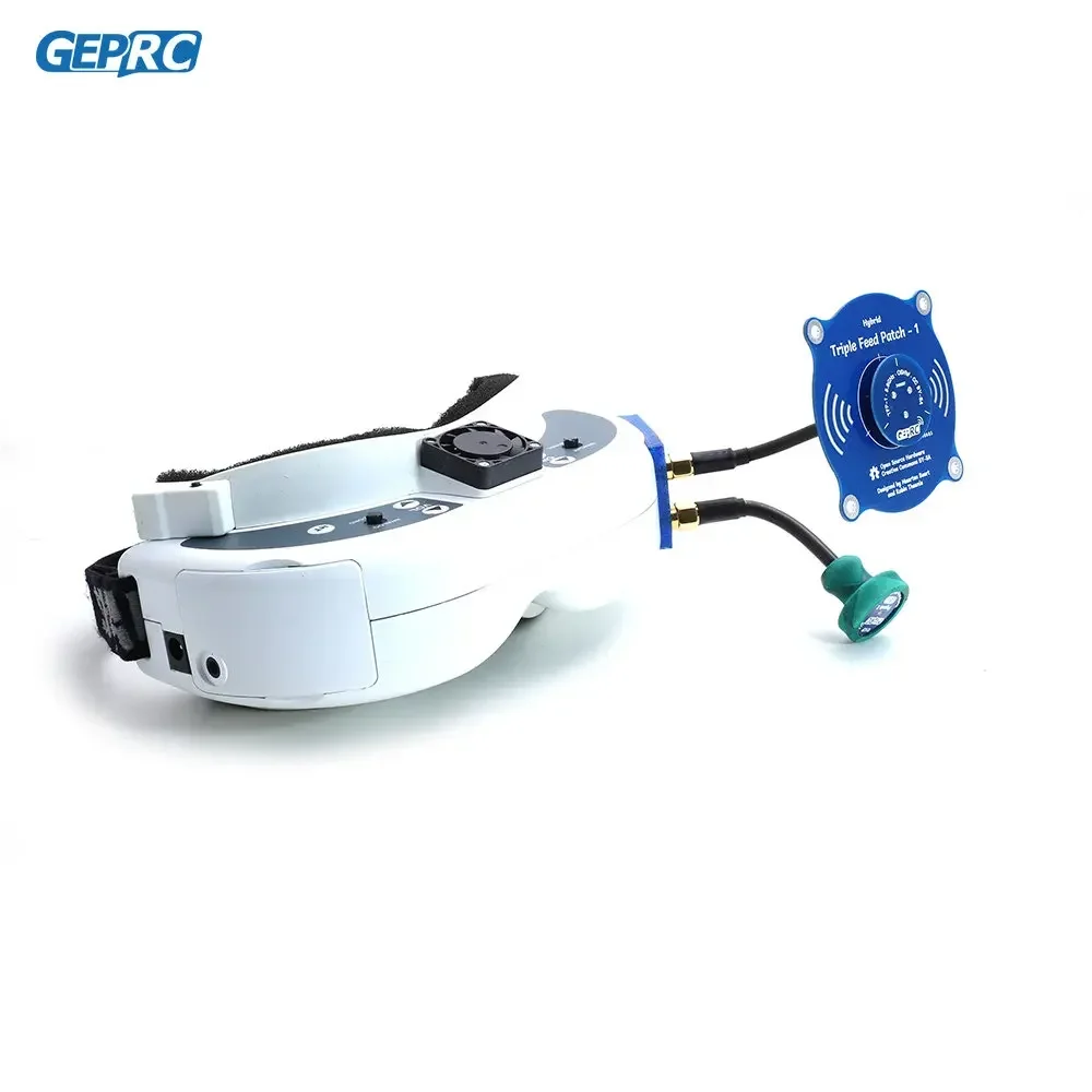 GEPRC 트리플 피드 패치-1 5.8G 9.4DBI 원형 편광 FPV 안테나, RHCP LHCP, RC 팻샤크 스카이존 FPV 고글 DIY용