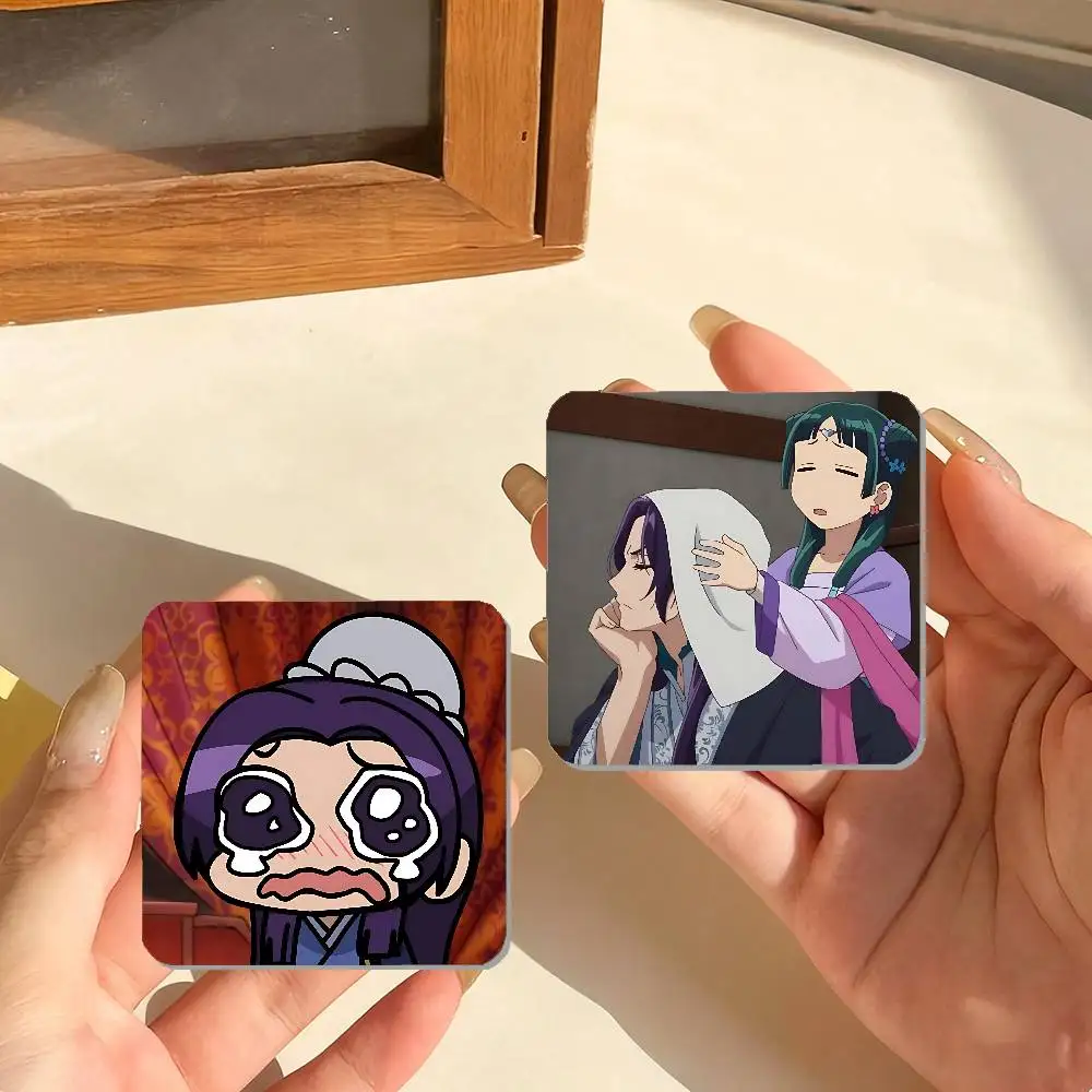 Anime A-The Apothecary Diaries Photo Fridge Magnet Square Stickers Personalize Home Decor Souvenirs Gift