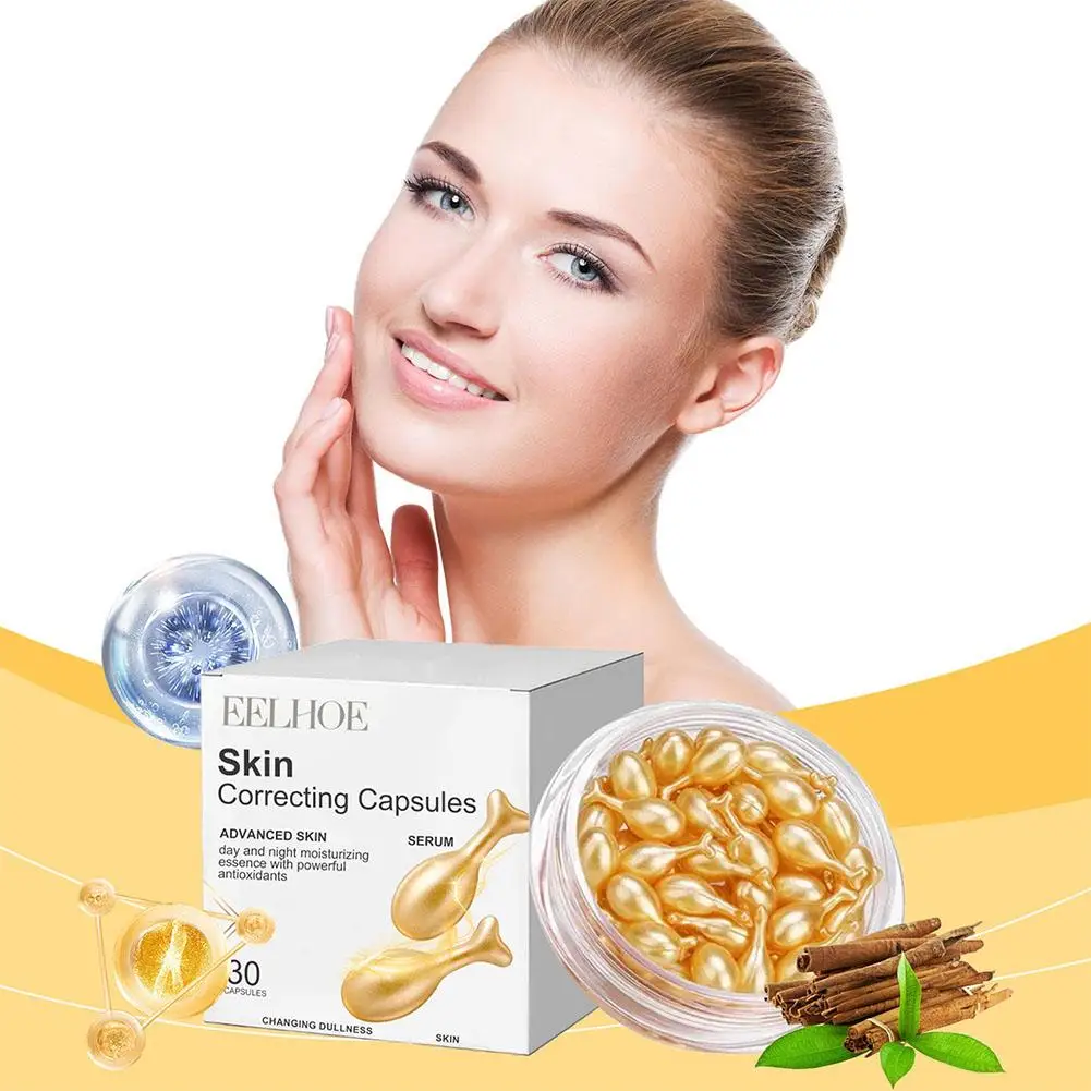 Hyaluronic Acid Vitamin E Extract Capsules Anti-wrinkle Whitening Hydrating Serum Freckle Capsule Wrinkle Removal Skin Care