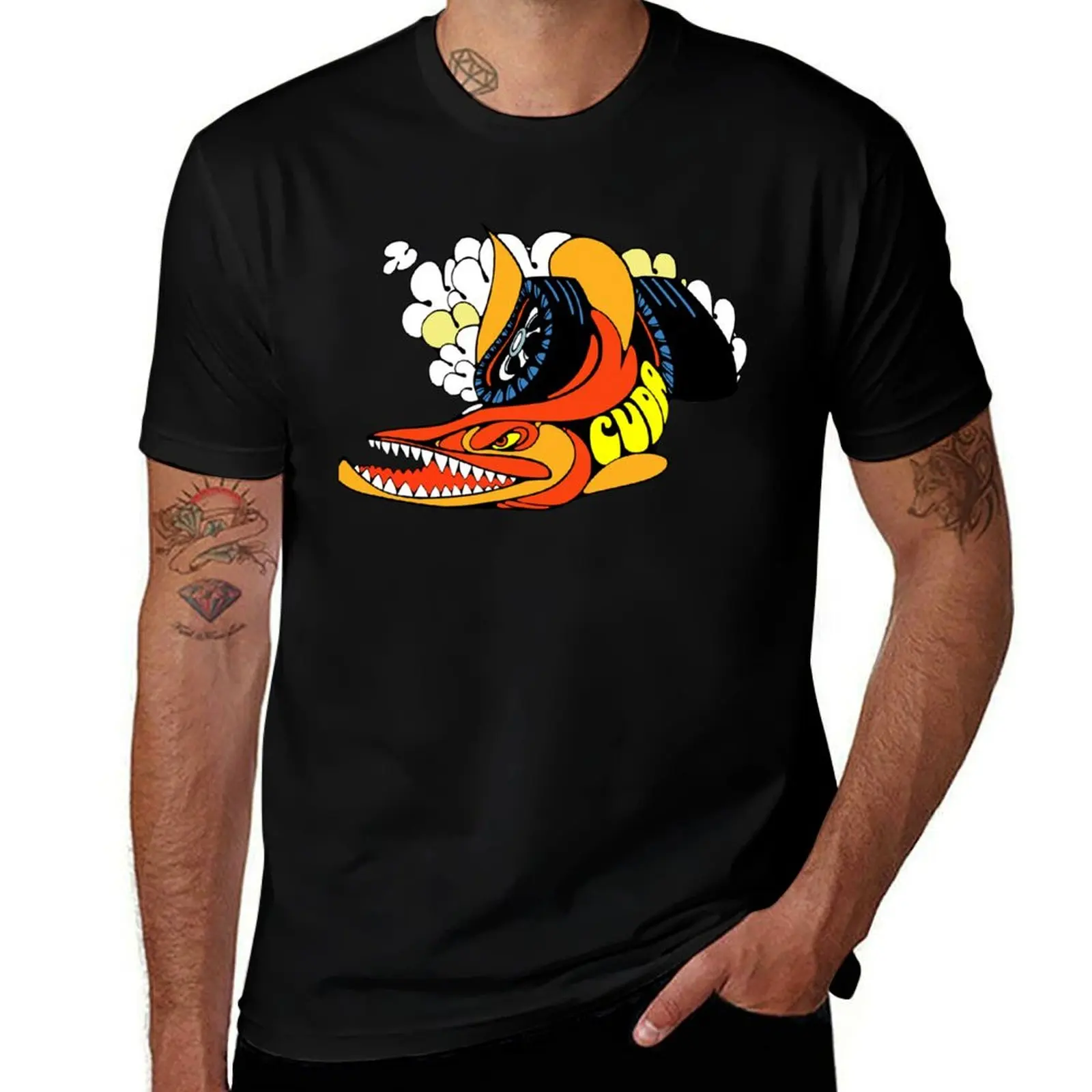 man Classic cotton quality Plymouth t shirts man T-Shirt man luxury shirts funny Retro Cuda high shirt t t brand