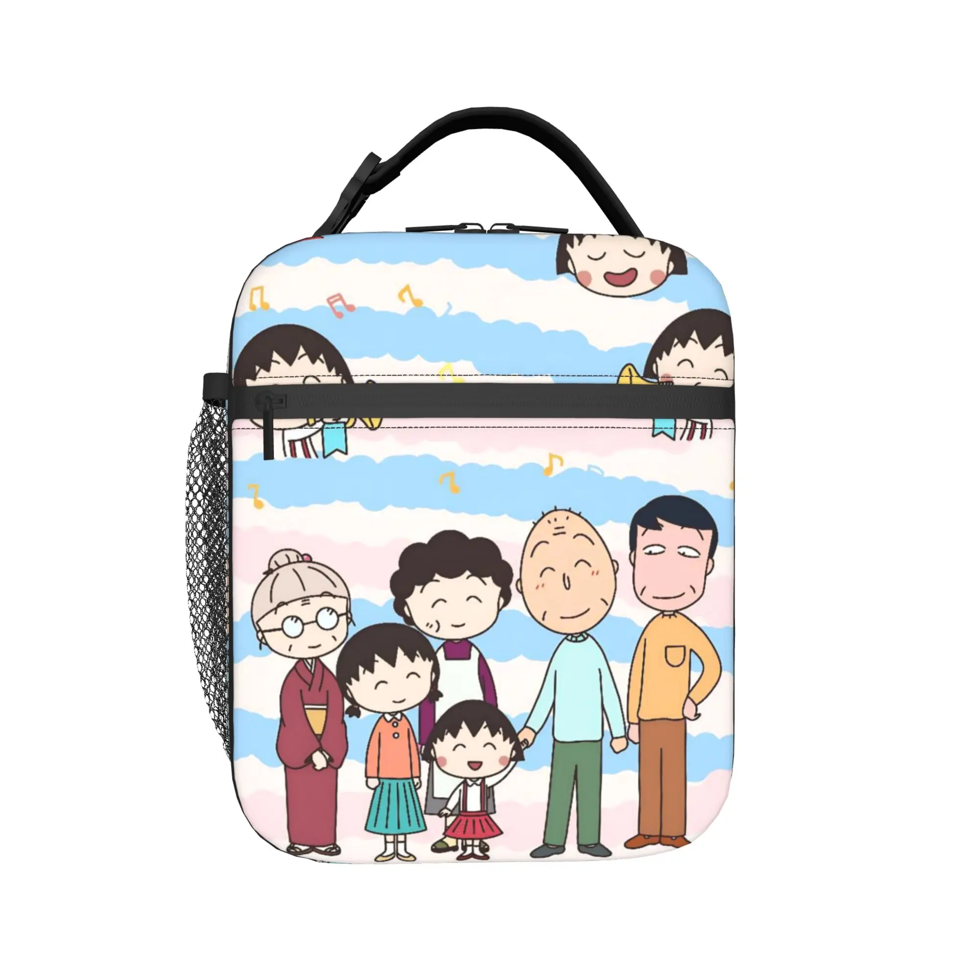 Marukos Family Music Love Trumpet Insulated Lunch Bag Leakproof  Meal Container Thermal Bag Tote Lunch Box Food Handbags