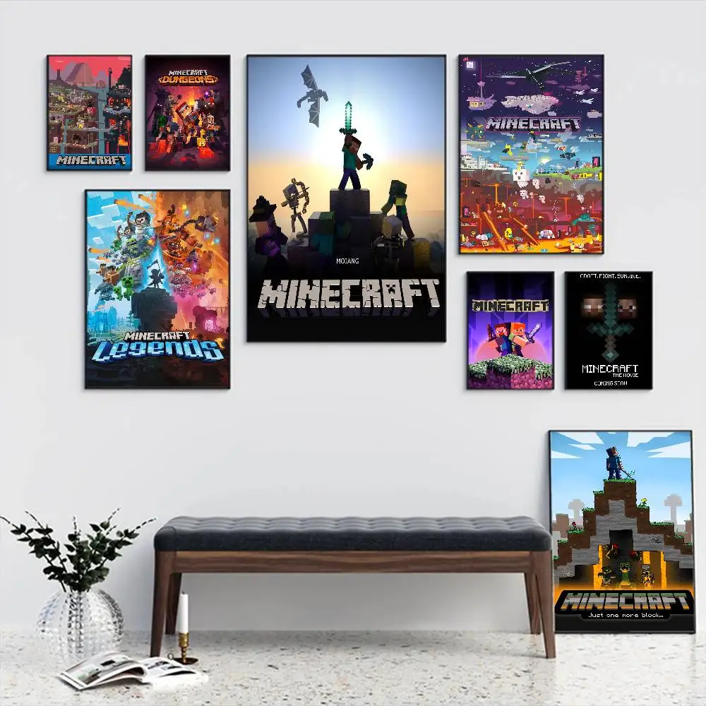 Hot Game Mine-C-Crafts Good Quality Prints and Posters HD Quality Poster Wall Art Painting Study Home Decor