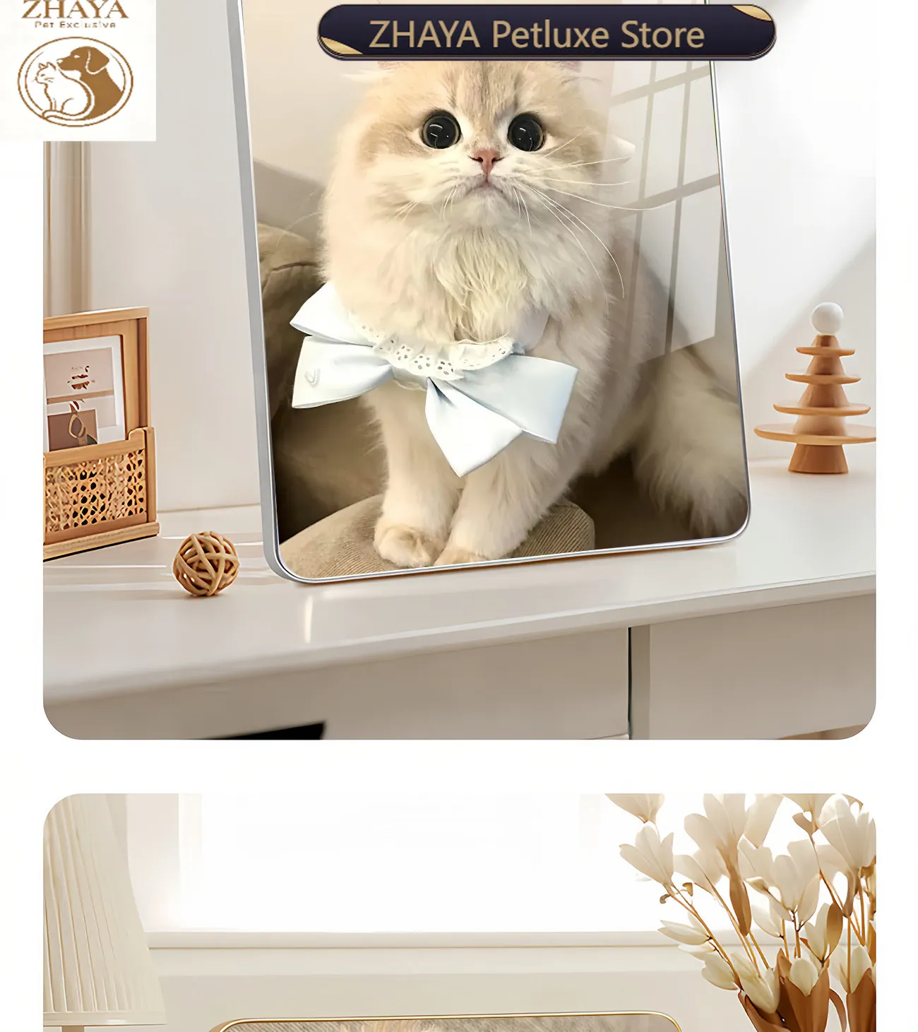 ZHAYA Pet Commemorative Photo Frame Custom Tabletop Display Stand Cat Dog Cute Creative Ornament Home Decor Gift Souvenir  