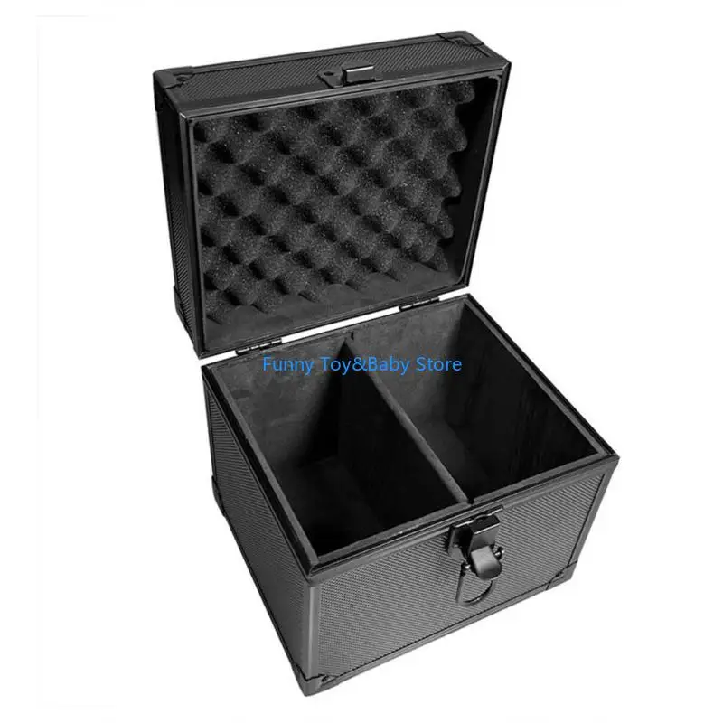 

Прочный металлический ящик для хранения торговых карточек для безопасной транспортировки и элегантного отображения коллекционных