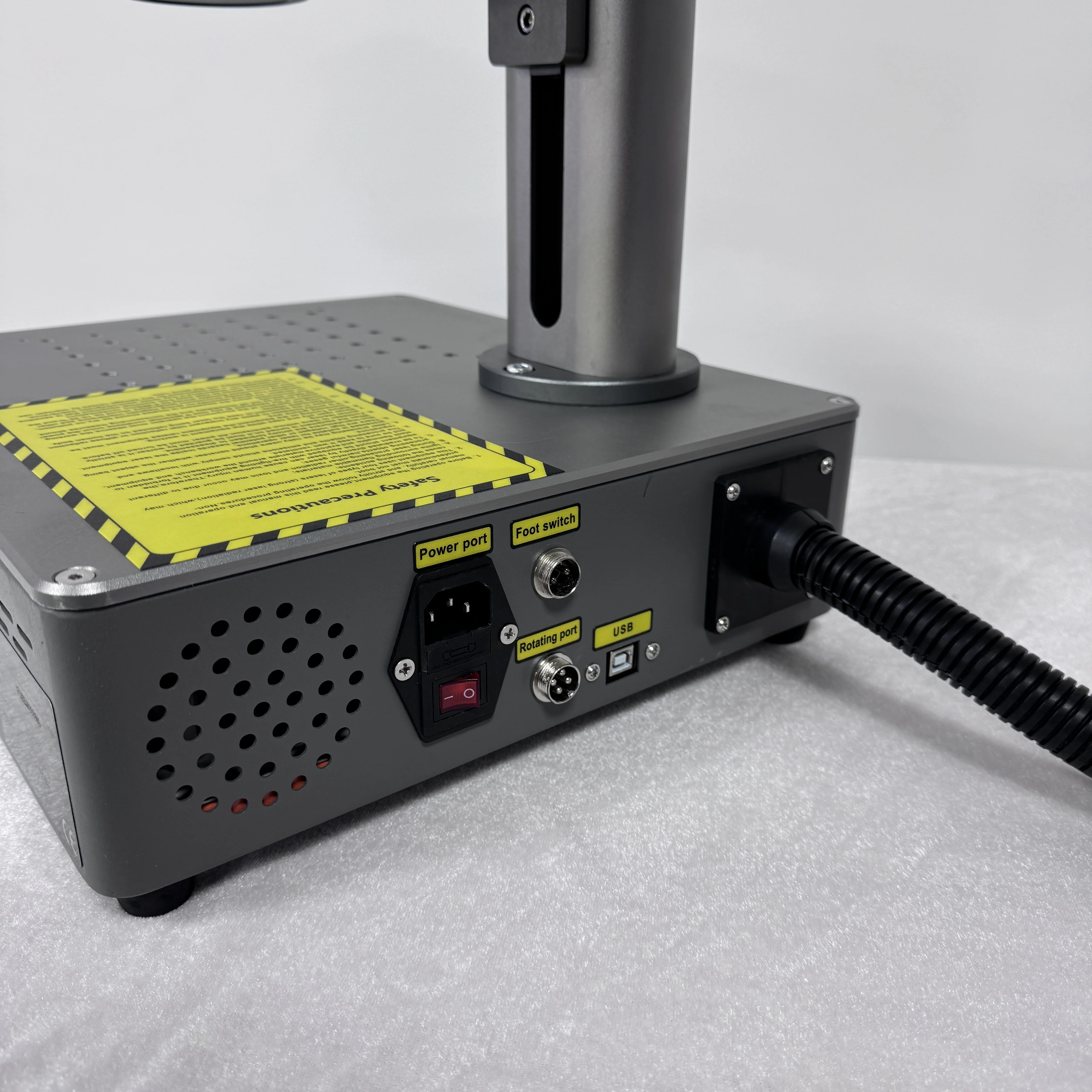 20W Small MINI Compact Protable Best Affordable Desktop Fiber Optic Laser marking engrvaing machine marker metal Jewelry