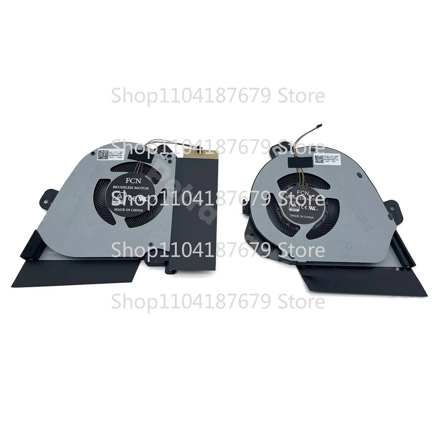1pcs CPU GPU Cooling Fan For Asus ROG Zephyrus GA502D GA502DU GA502IU GA502IV Laptop