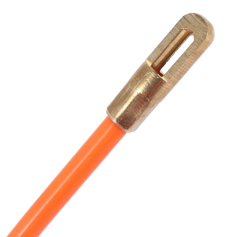 ABJA-4Mm Orange Guide Device Nylon Electric Cable Push Pullers Duct Snake Rodder Fish Tape Wire