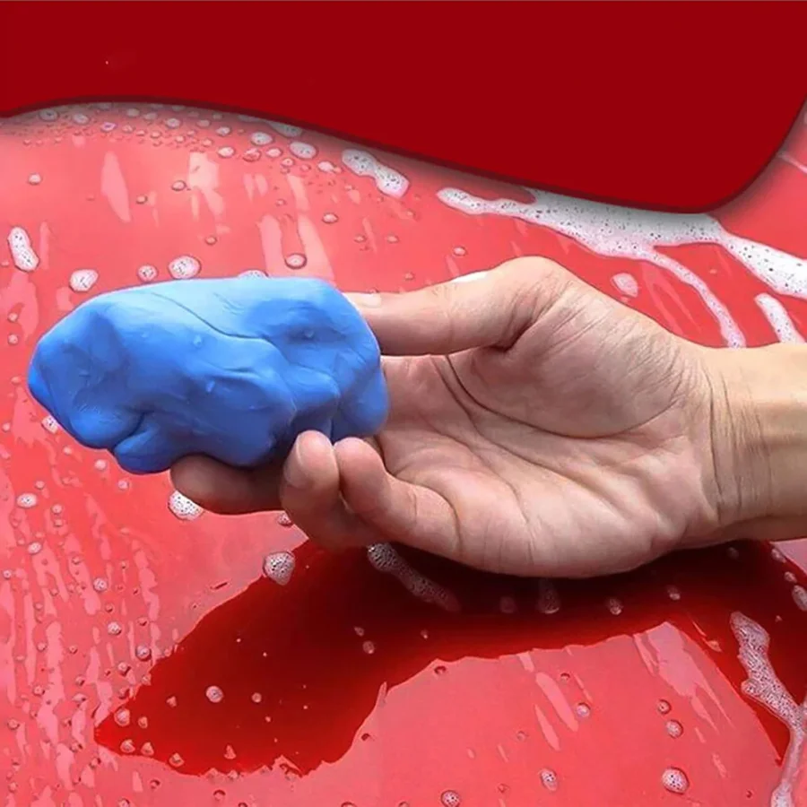 1Pcs Car Cleaning Clay Bar Washing Mud Car Detailing Waxing Polish Treatment Fine Grade Auto Detailing Cleaner Tool