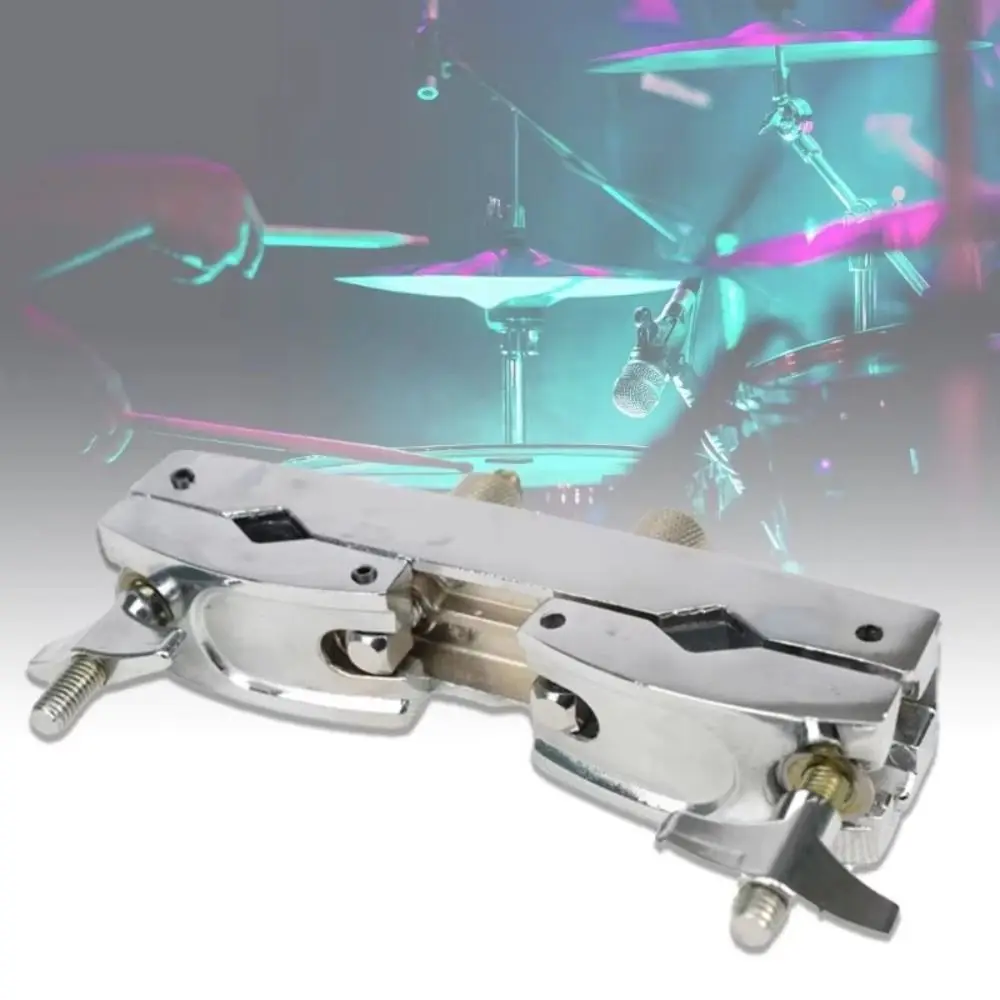 Adjustable Drum Cymbal Holder Clamp Percussion Drum Part Clip Jazz Drum Accessories Drum Cymbal Stand Bracket Quick Release
