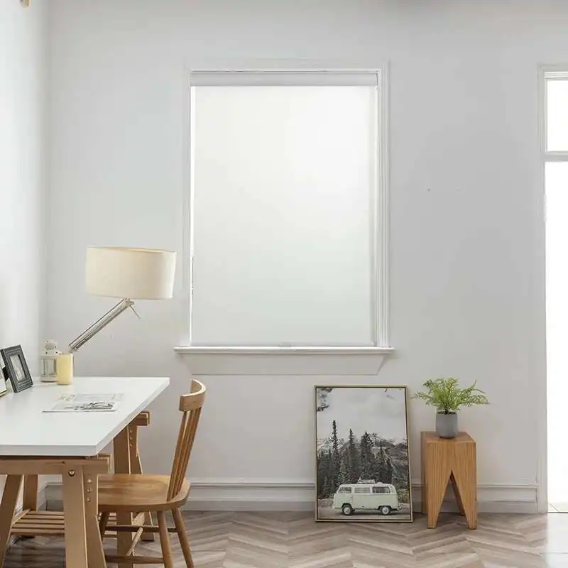 RHYLINE High Quality Cordless Roller Shades For Window Double Layer