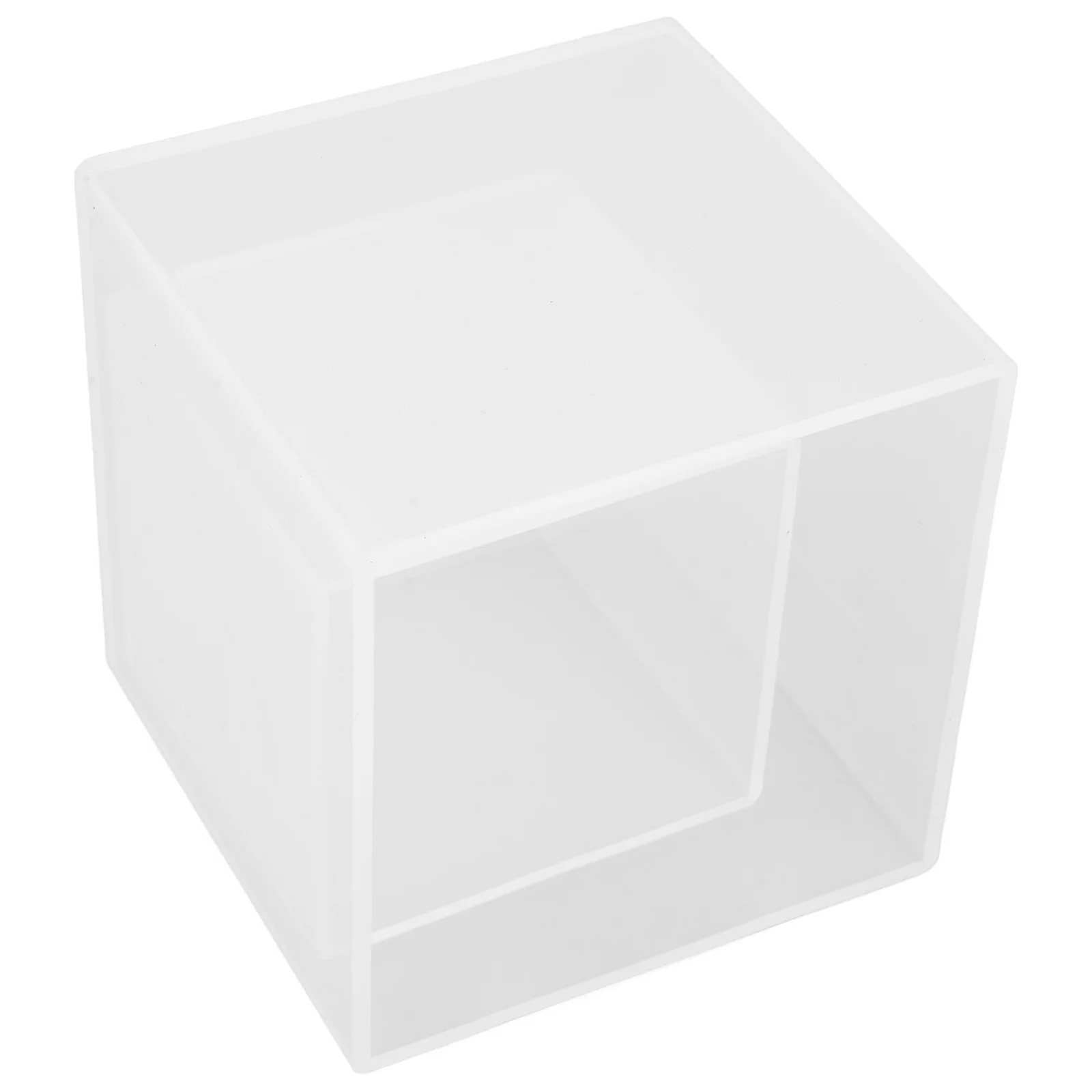 

2 шт., прозрачные квадратные силиконовые кубические формы для эпоксидной смолы, высокая прозрачность, легкосъемная форма для литья смолы для декоративных украшений