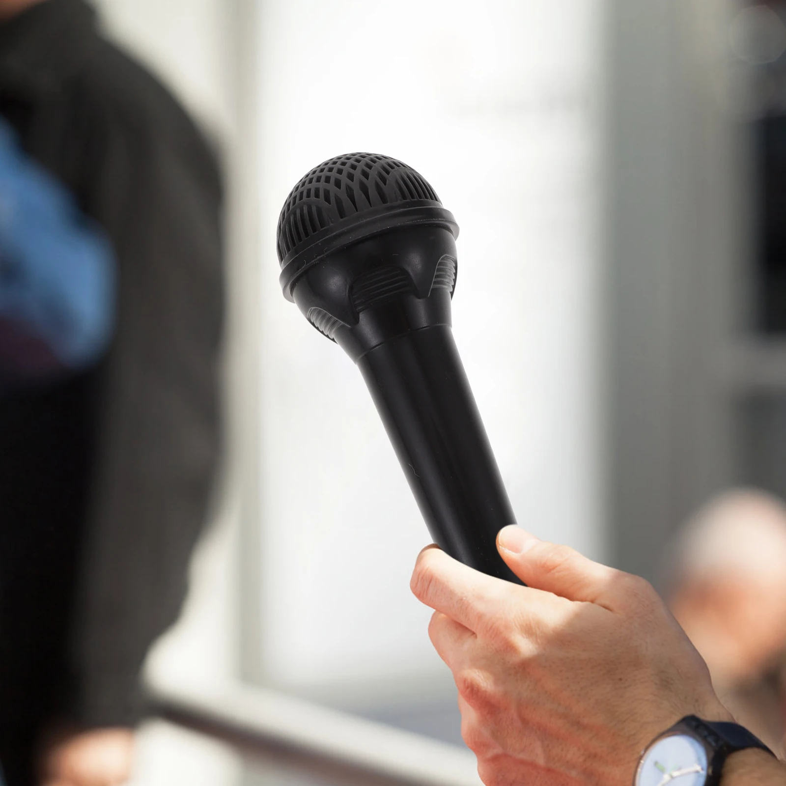 

1Pcs Multi-Compatible Electronic Keyboard Microphone 3.5mm Portable Handheld Singing Mic Lightweight