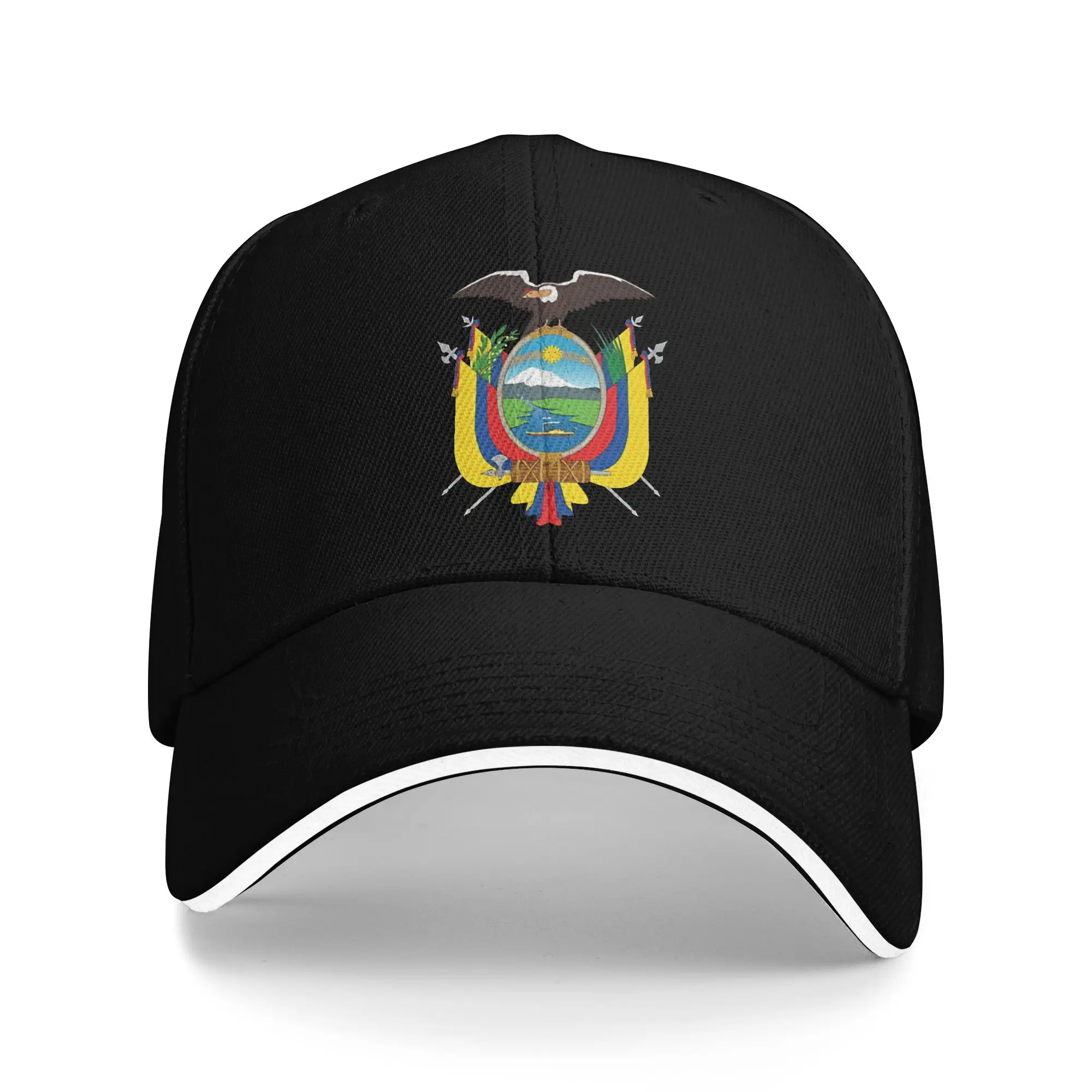 Ecuador Flag Merch Men Women Baseball Caps  Dad Hat Unique Design Travel Headwear Adjustable Fit Snapback Hat