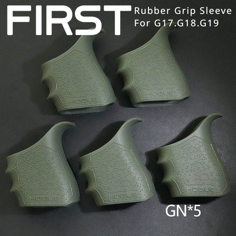 

5/Pcs Tactical Rubber Handle Grip Cover Pistol Handle Protect Sleeve Fot Glock G19 G17 G18 Pistol Anti-Slip Glove Anti-Slip Set