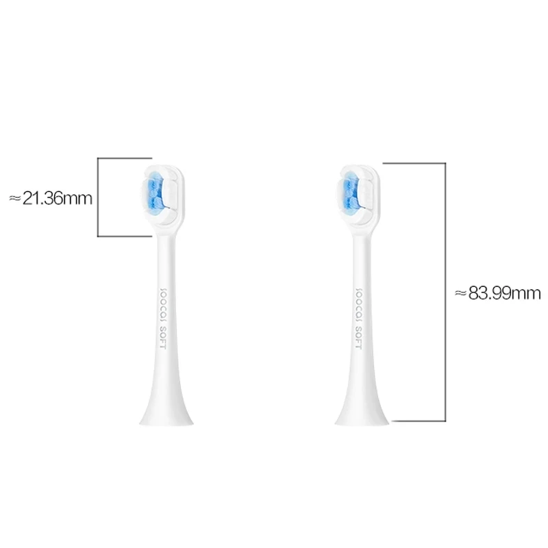 SOOCAS-Sonic Escova Elétrica Cabeças De Substituição, Original Escova De Dentes Cabeças, X3U, X5, X3, X1