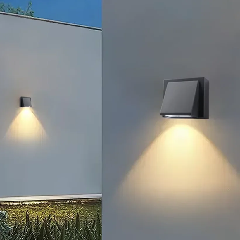 Simple Outdoor Wall Lamp COB Outdoor/ Indoor Wall Light Waterproof Surface Mounted Porch light Up and Down Lighting AC 85-265V