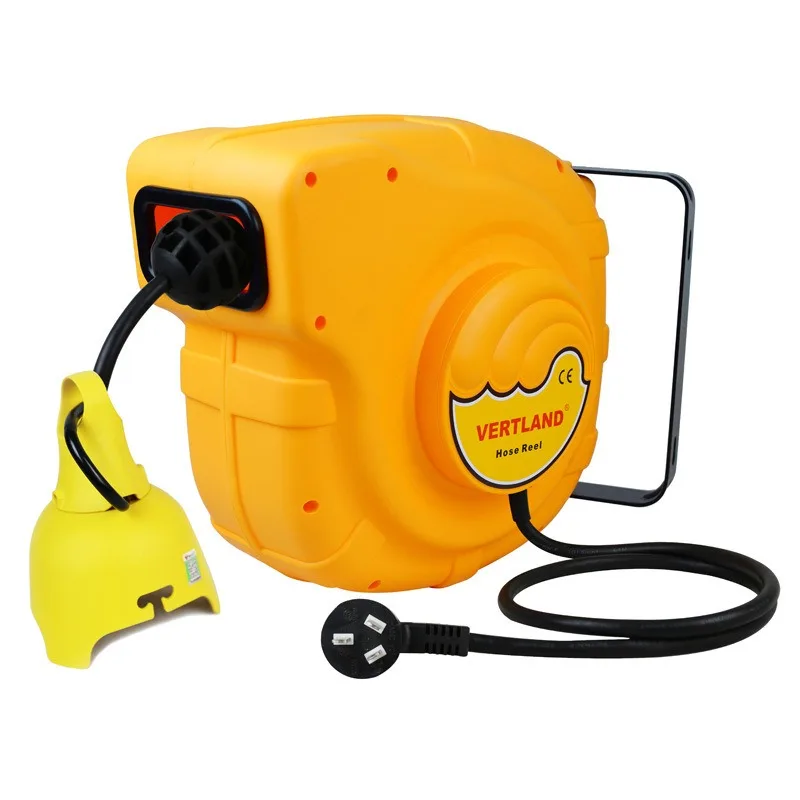 

Pipe reel Electric Air drum Factory repair shop Line Plug plate drum Automatic telescopic recycling pipe reel