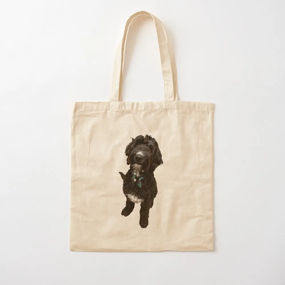 remi the bernedoodle (bernese mountain poodle dog) Tote Bag women bag sacs de shopping Women's shopping bag