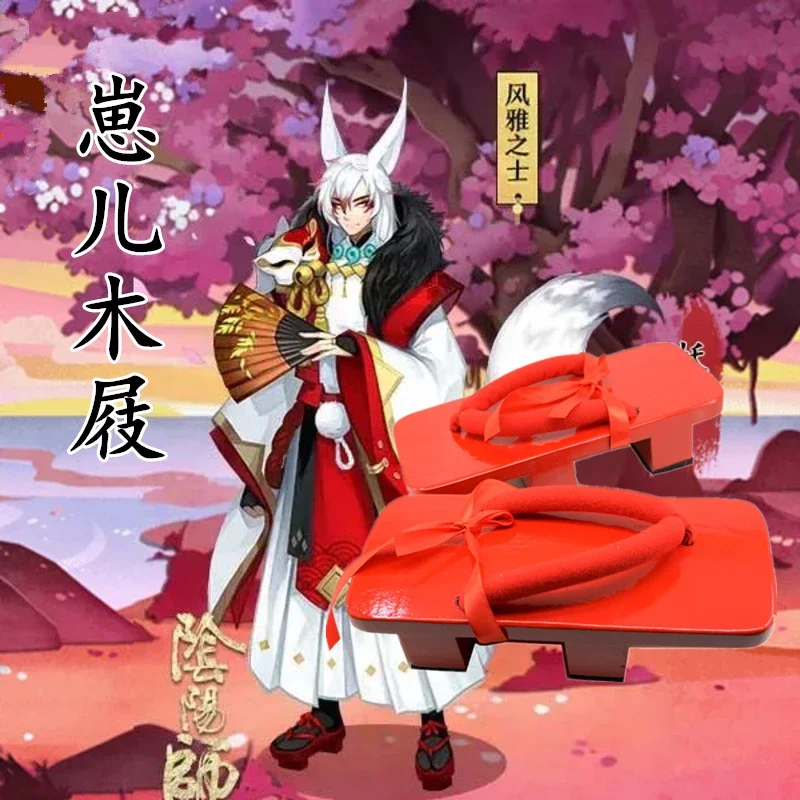 Cos Onmyoji Yohko Sandals with Stockings Onmyoji Yohko Cosplay Shoes Skin Sophisticates Fox Cosplay Clogs