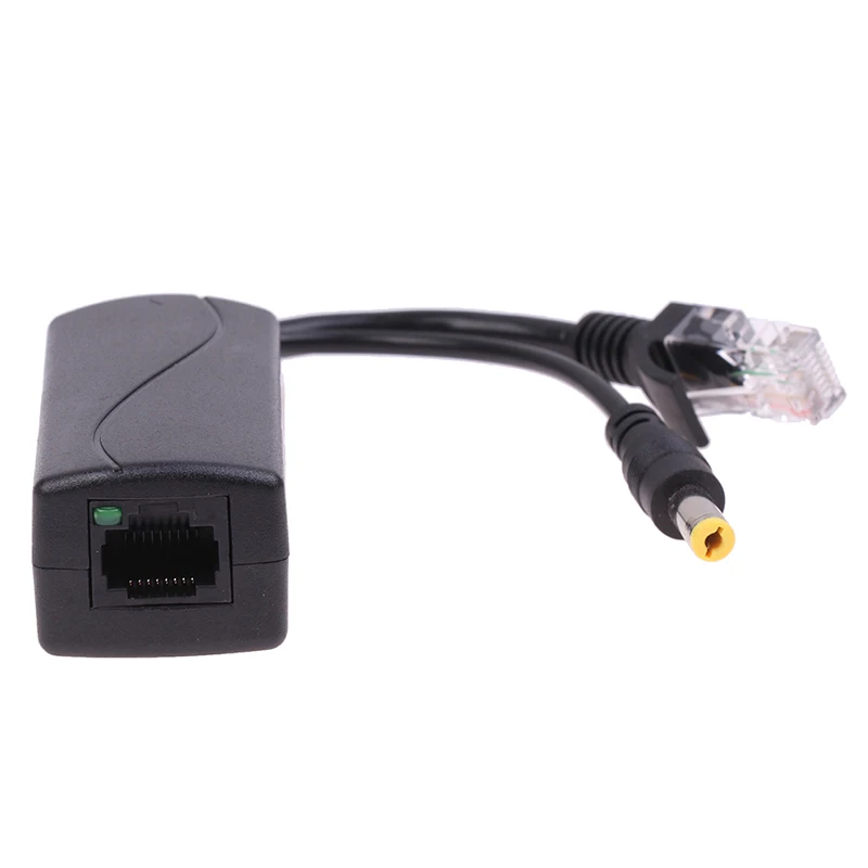 1pc PoE Splitter 48V To 12V POE Connectors Adapter Cable Splitter Injector Power Supply for Huawei for Hikvision