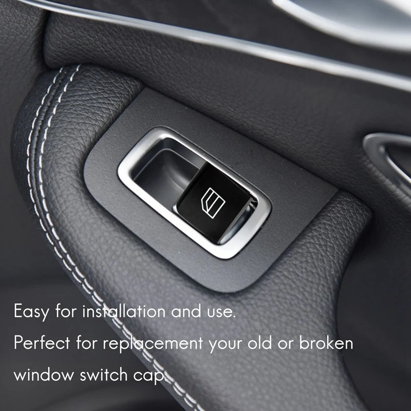 غطاء زر إصلاح مفتاح التحكم في النافذة ، تحكم في نافذة السائق ، مرسيدس بنز أ مل Gl R Class W164 X164 W251 W245 W169